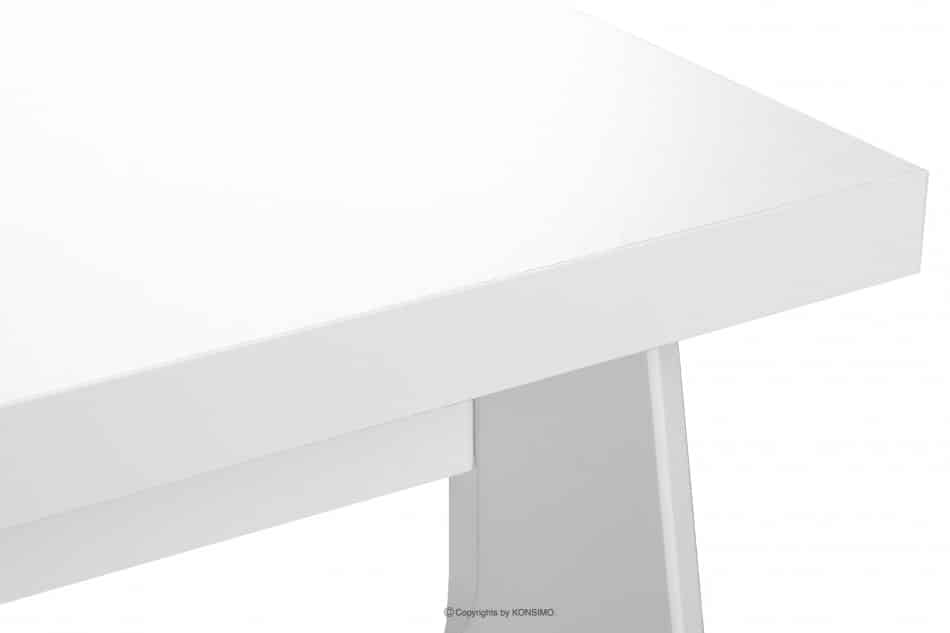 RHENA Skandinávský rozkládací stůl bílý bílý - obrázek 8
