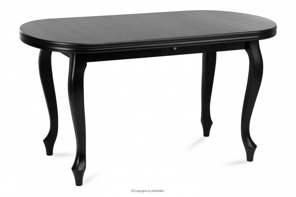 ALTIS Rozkládací stůl 140 cm vintage černý Černá - obrázek 2