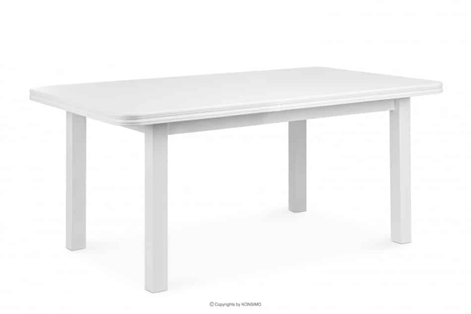 COSPE Velký rozkládací stůl do obývacího pokoje 140 cm bílý bílý - obrázek 2