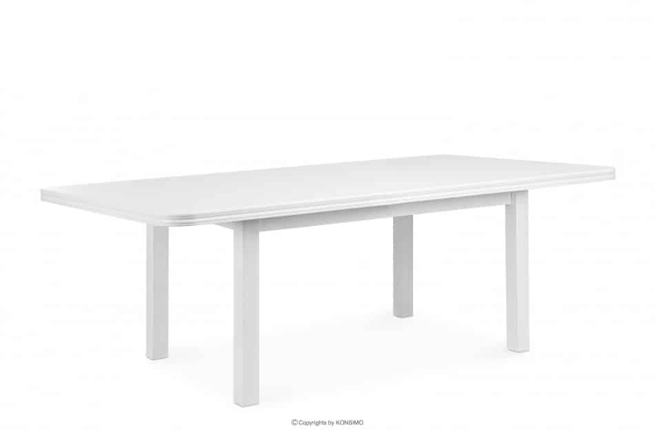 COSPE Velký rozkládací stůl do obývacího pokoje 140 cm bílý bílý - obrázek 3