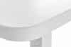 COSPE Velký rozkládací stůl do obývacího pokoje 140 cm bílý bílý - obrázek 9