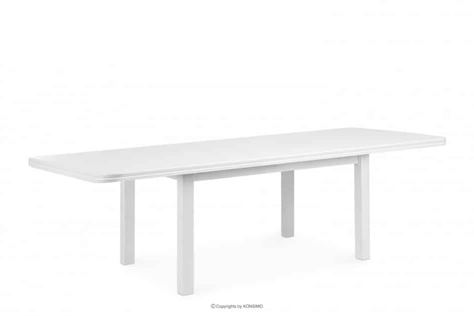 COSPE Velký rozkládací stůl do obývacího pokoje 140 cm bílý bílý - obrázek 4