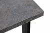 CETO Stůl v loftovém stylu beton šedá - obrázek 8
