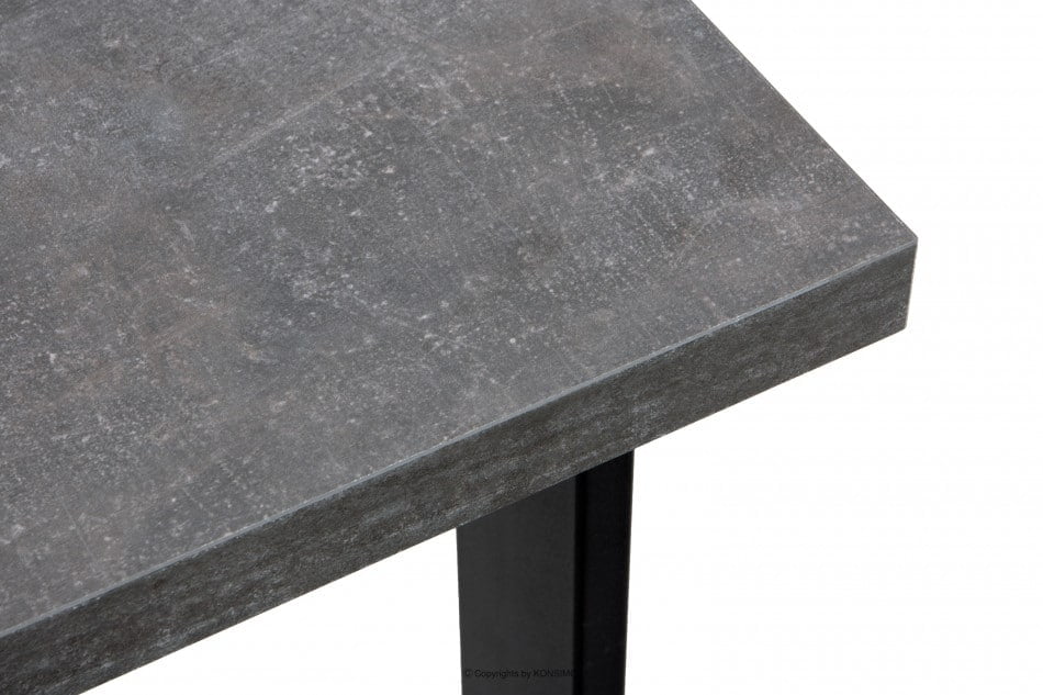 CETO Stůl v loftovém stylu beton šedá - obrázek 7