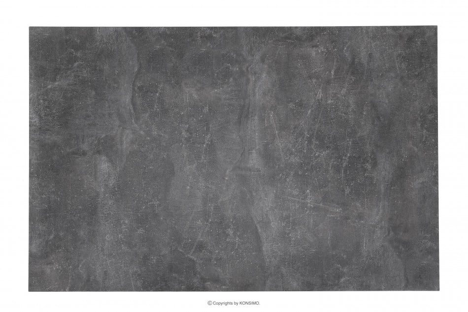CETO Stůl v loftovém stylu beton šedá - obrázek 6