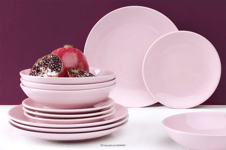 LUPIN Hluboký talíř světle růžový světle růžová - obrázek 3
