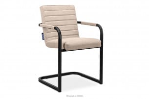 BASKO, https://konsimo.cz/kolekce/basko/ Kancelářská židle béžová béžová/černá - obrázek