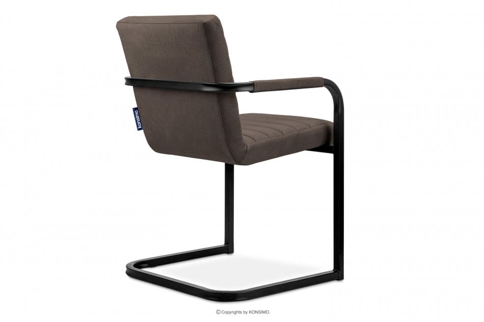BASKO Kancelářská židle hnědá hnědá/černá - obrázek 3