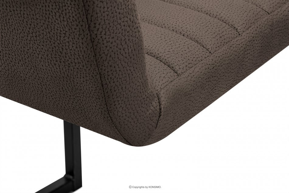 BASKO Kancelářská židle hnědá hnědá/černá - obrázek 4
