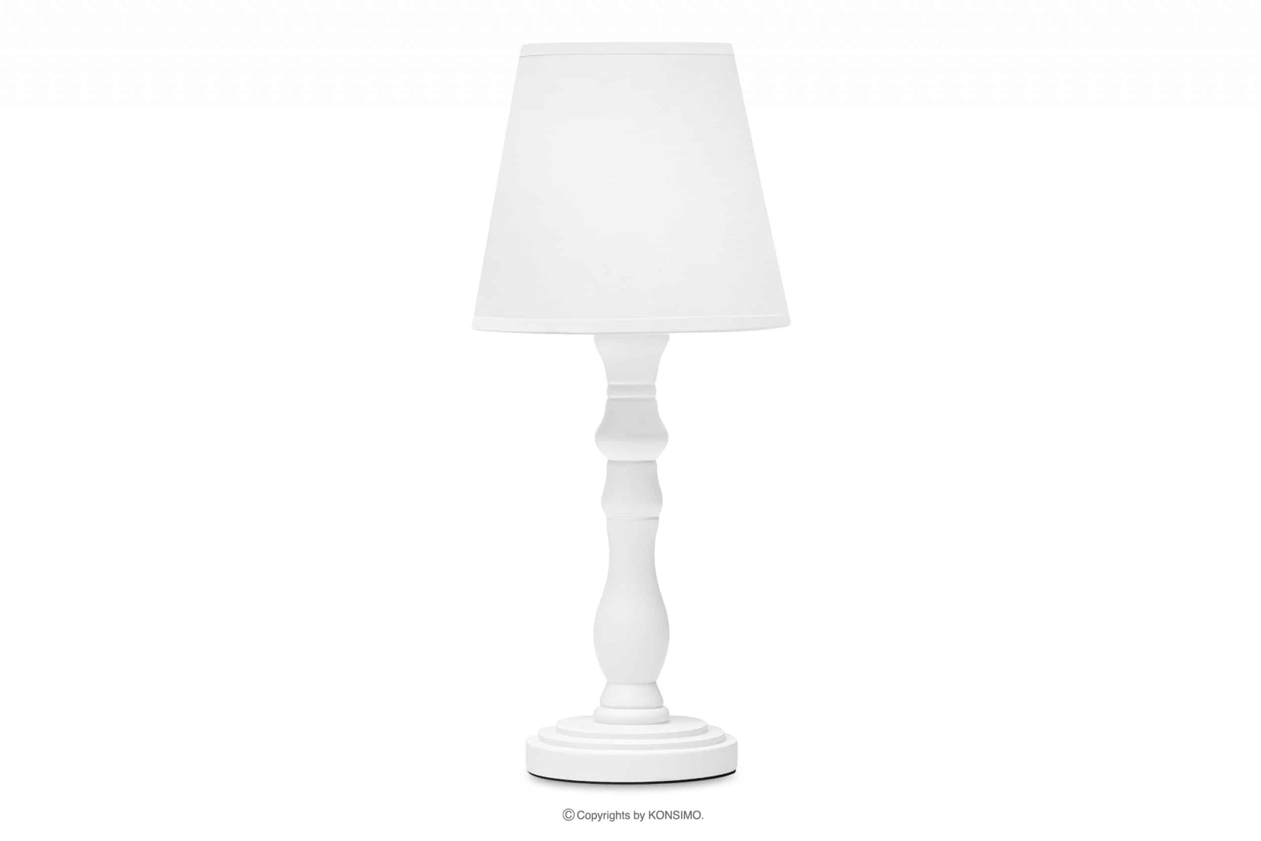 Klasická bílá noční lampička