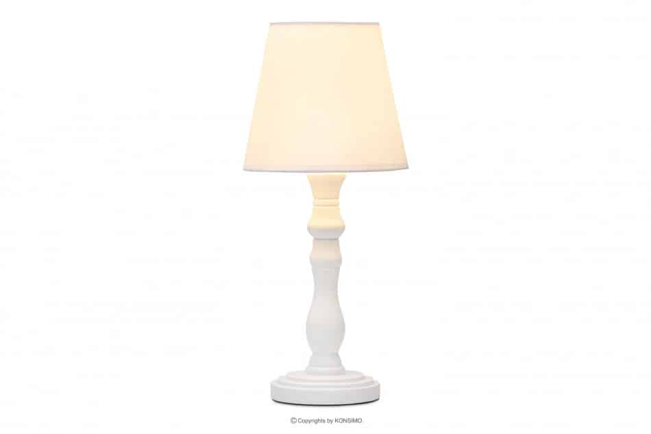 GITTA Klasická bílá noční lampička bílá - obrázek 2