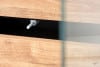 LOFTY Vitrína na dřevěných nohách s rýhovaným čelem černý/přírodní dub - obrázek 18
