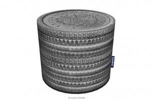 RASIL, https://konsimo.cz/kolekce/rasil/ Puf pro teenagery mince šedá - obrázek