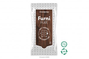 FURNI PURE, https://konsimo.cz/kolekce/furni-pure/ Ubrousky na čištění nábytku bílá/hnědá - obrázek