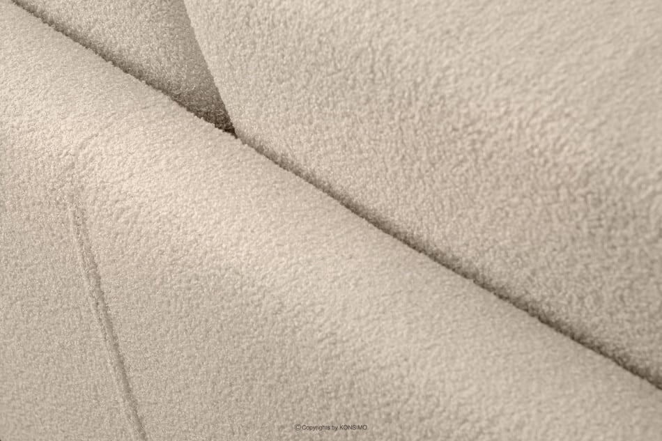 TAGIO Skandinávská 2místná pohovka - látka kožíšek krémová krém - obrázek 8