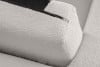 TAGIO Skandinávský puf v bílé barvě z jehněčí kůže bílá - obrázek 5