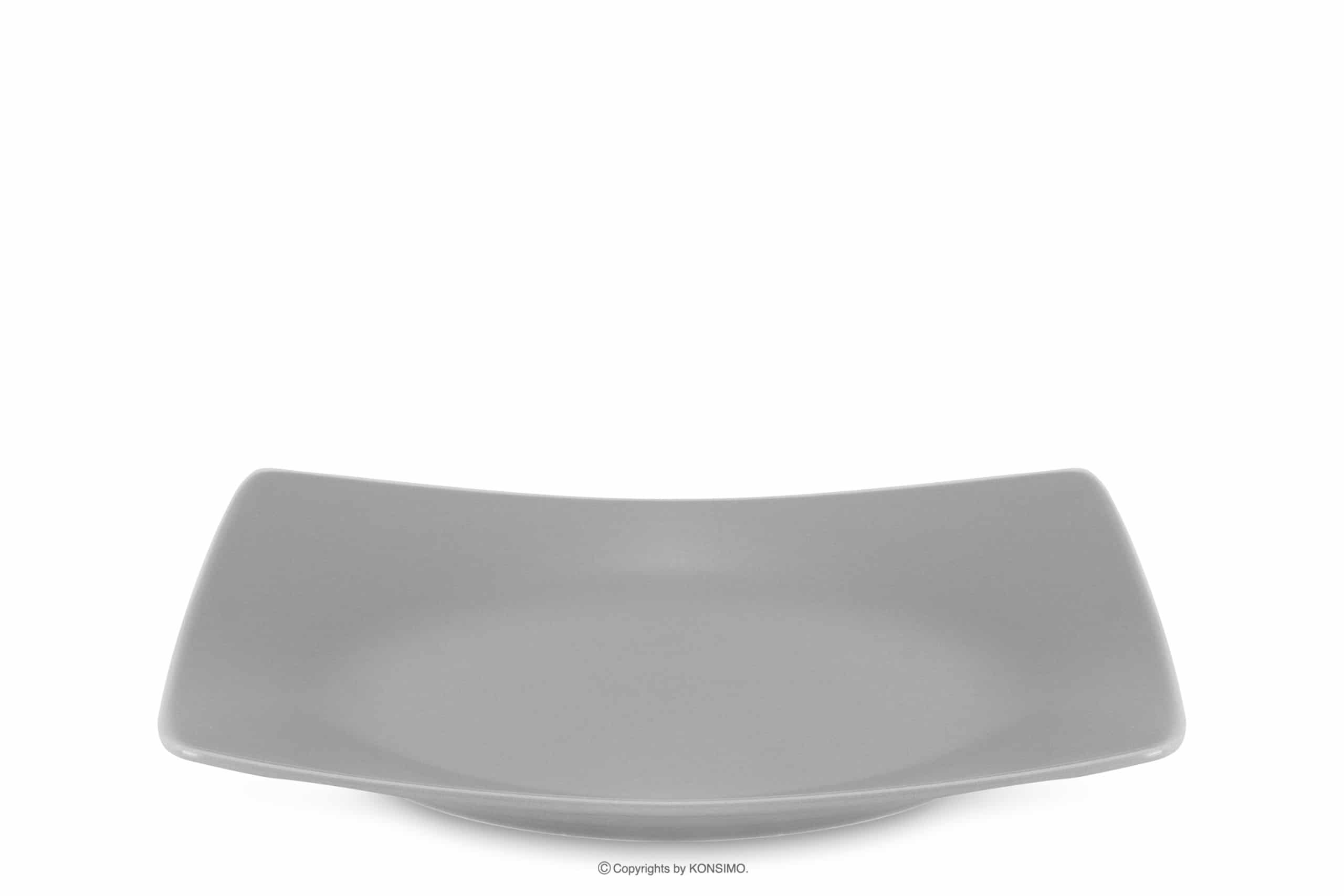 Dezertní talíř matně šedý