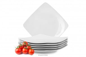 EPIRI, https://konsimo.cz/kolekce/epiri/ Dezertní talíř 6 ks bílý bílá - obrázek