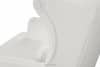 STRALIS Pohodlné křeslo ušák bílé v látce boucle bílá - obrázek 9