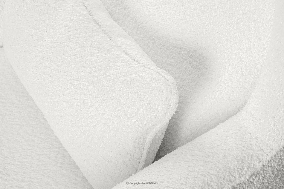 STRALIS Skandinávská dvoumístná pohovka bílá boucle bílá - obrázek 5