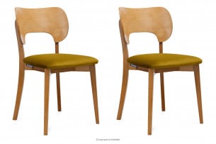 LYCO, https://konsimo.cz/kolekce/lyco/ Loft židle dub žlutý 2ks medová/světlý dub - obrázek