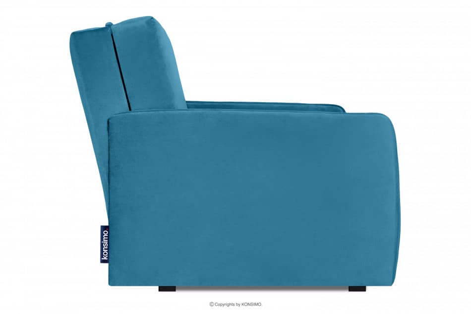 PEDATU Dvoumístná pohovka s funkcí spaní modrá modrá - obrázek 3