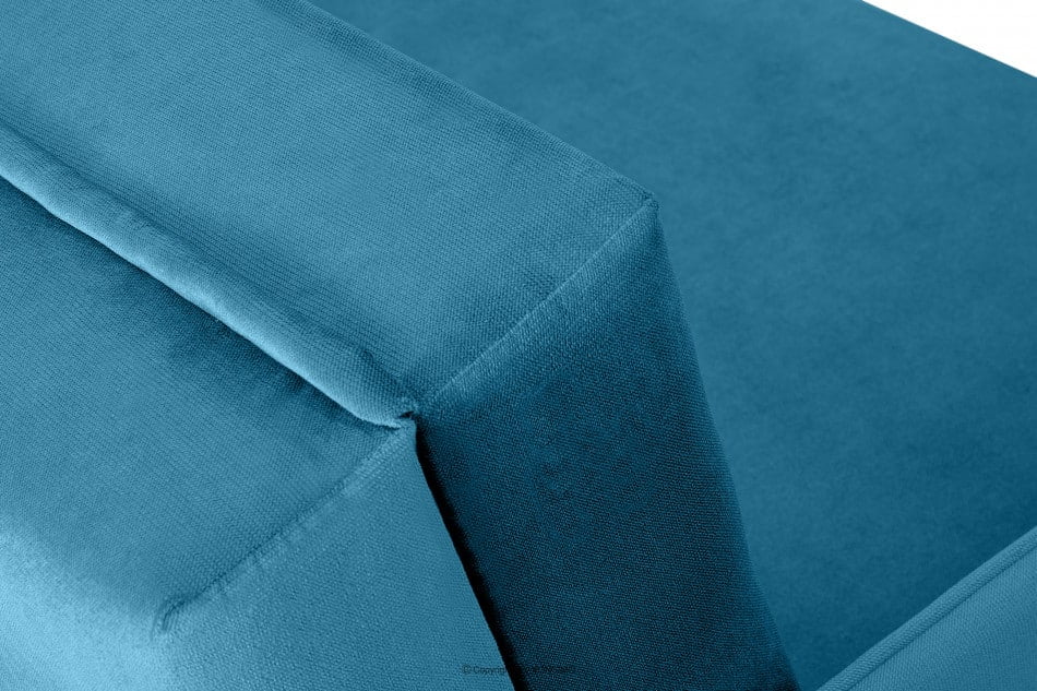 PEDATU Dvoumístná pohovka s funkcí spaní modrá modrá - obrázek 8