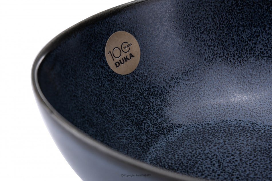 TIME BLACK Porcelánová jídelní souprava pro 6p(18 ks) černá/grafit/modrá - obrázek 21