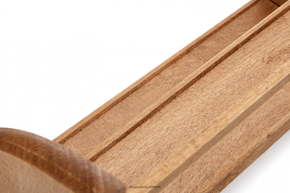 PEPEROS Dřevěný dvoupatrový stojan na koření hnědý hnědá - obrázek 7