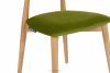 RABI Dřevěná židle dub a zelený velur olivový/světlý dub - obrázek 7