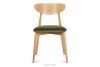 RABI Dřevěná židle dub zelený samet 2ks zelený/světlý dub - obrázek 4