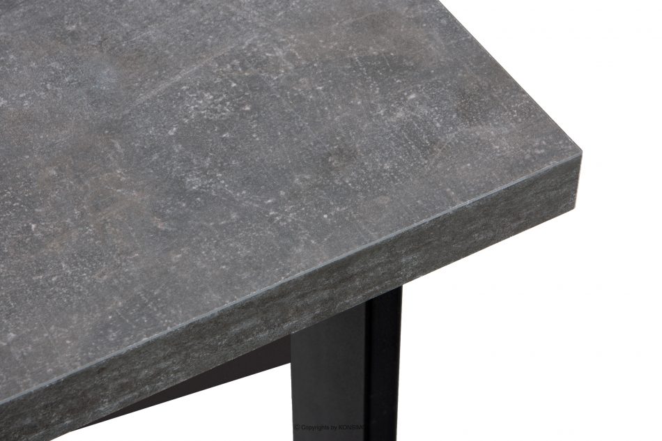 CETO Stół w stylu loftowym rozkładany beton szary - obrázek 3