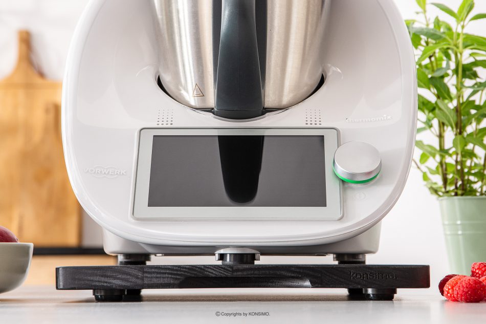 COQUERE Dřevěný podstavec Thermomix černý černá - obrázek 19