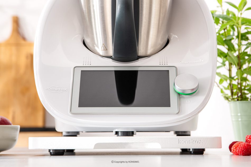 COQUERE Dřevěný dok Thermomix bílý bílá - obrázek 18