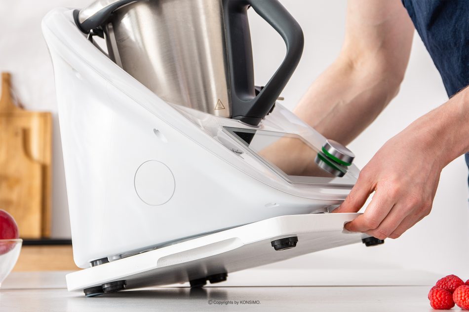 COQUERE Dřevěný dok Thermomix bílý bílá - obrázek 20