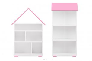 PABIS, https://konsimo.cz/kolekce/pabis/ Sestava nábytku do dětského pokoje pro dívku růžová 2 prvky bílá/růžová - obrázek