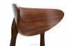 RABI Dřevěná židle střední ořech zelený velur zelená/ořech střední - obrázek 8