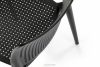 COPELLA Moderní zahradní židle černá černá - obrázek 7