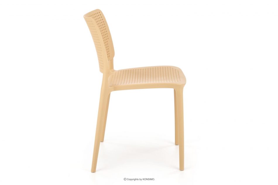 COPELLA Moderní židle na terasu vepřovice oranžová - obrázek 3