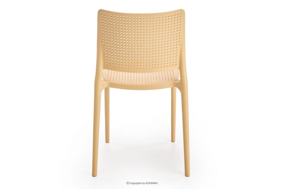 COPELLA Moderní židle na terasu vepřovice oranžová - obrázek 5