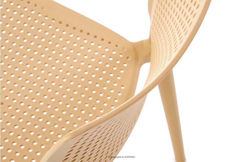 COPELLA Moderní židle na terasu vepřovice oranžová - obrázek 6