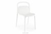 FENOKE Bílá moderní židle na terasu bílá - obrázek 2
