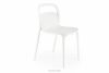 FENOKE Bílá moderní židle na terasu bílá - obrázek 1