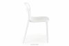 FENOKE Bílá moderní židle na terasu bílá - obrázek 4