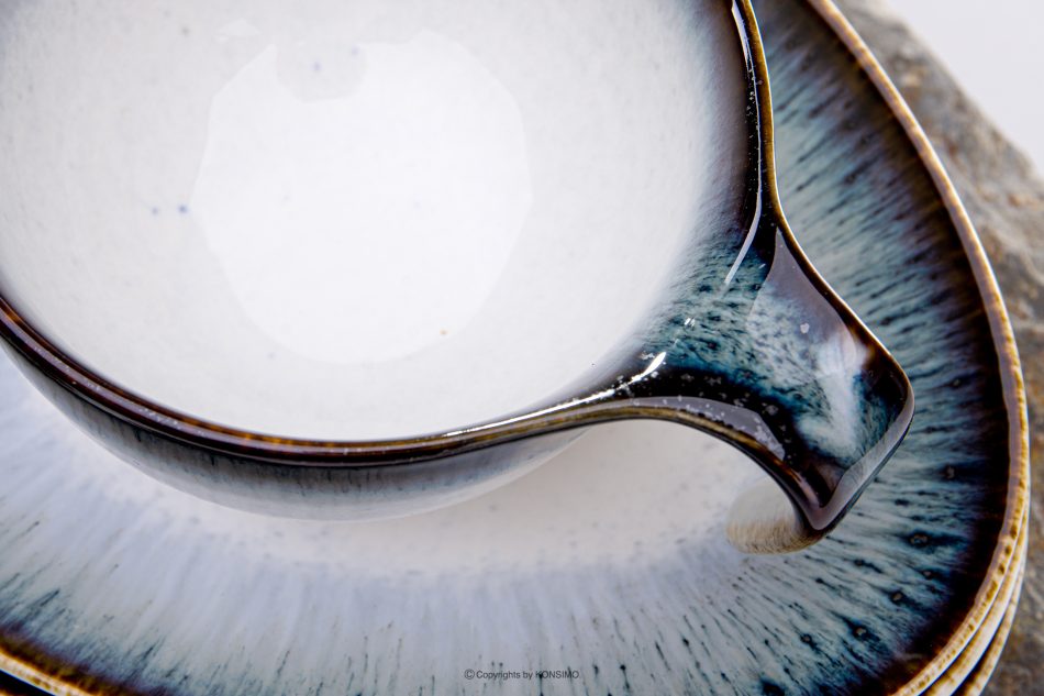 TIME DIM Šálek na espresso s podšálkem námořnická modř/bílá - obrázek 11