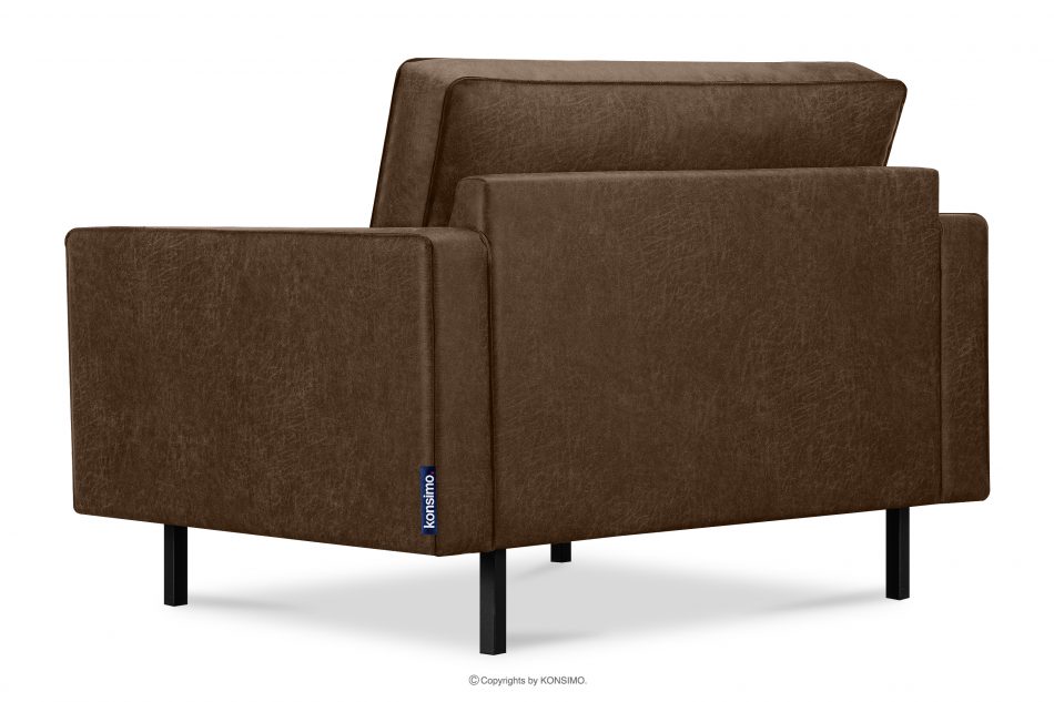 INVIA Velké křeslo tmavě hnědé loft tmavě hnědá - obrázek 5
