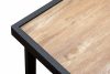 TRIBO Ocelový zahradní stůl v loftovém stylu černý černá - obrázek 4