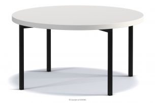 GERIS, https://konsimo.cz/kolekce/geris/ Konferenční stolek do obýváku v industriálním stylu bílý matný bílý matný - obrázek