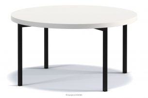 GERIS, https://konsimo.cz/kolekce/geris/ Konferenční stolek do obývacího pokoje v industriálním stylu bílý lesk bílý lesk - obrázek