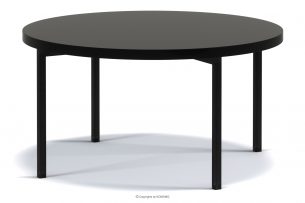GERIS, https://konsimo.cz/kolekce/geris/ Konferenční stolek do obývacího pokoje v industriálním stylu černý lesk černý lesk - obrázek